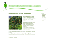 Desktop Screenshot of naturheilpraxis-dickhut.de