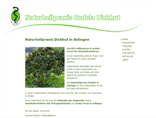 Tablet Screenshot of naturheilpraxis-dickhut.de